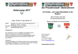 Ostercamp - SG Freudenstadt / Baiersbronn