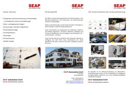 Unternehmensportrait - SEAP Automation GmbH