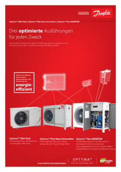 Drei optimierte Ausf&uuml;hrungen f&uuml;r jeden Zweck