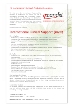 International Clinical Support