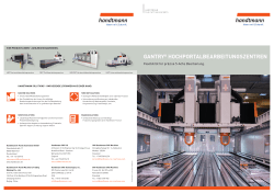 Broschüre GANTRY Produktlinie | PDF