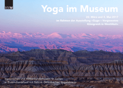 Yoga im Museum - Historisches und Völkerkundemuseum