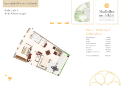 Grundriss  - Stadtvillen am Schloss