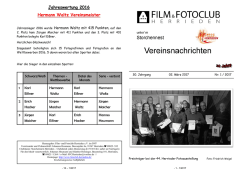 Jahreswertung 2016 Hermann Waltz Vereinsmeister