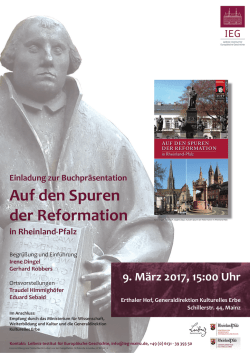 Auf den Spuren der Reformation