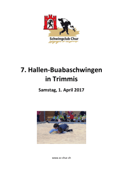 7. Hallen-Buabaschwingen in Trimmis