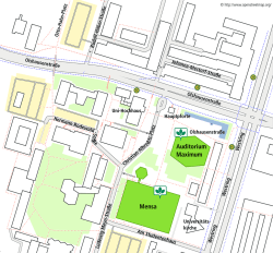 Olshausenstra&szlig;e Otto-Hahn-Platz Johanna-Mestorf