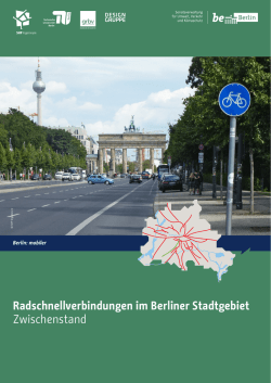 Radschnellverbindungen im Berliner Stadtgebiet