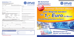 jetzt Mitglied werden! - DPolG Bundespolizeigewerkschaft