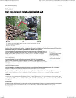Kari mischt den Holzhackermarkt auf https://www.schweizerbauer.ch
