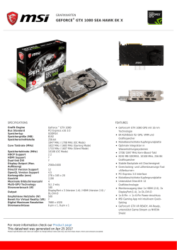 GeForce GTX 1080 SEA HAWK EK X