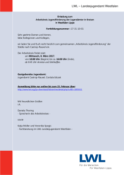 17-31-10-01_Einladung_AK JuFö Städte_Castrop-Raquxel