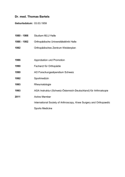 Dr. med. Thomas Bartels