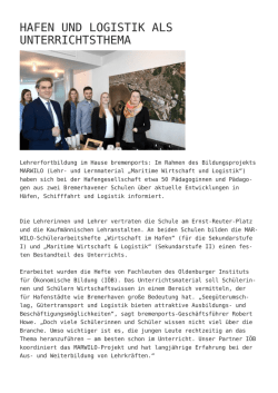 Hafen und Logistik als Unterrichtsthema