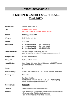 Greizer - Judo Club Jena