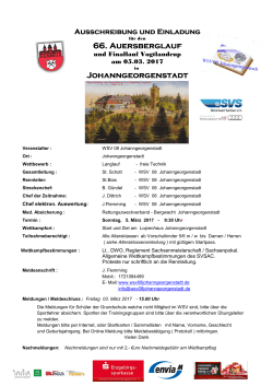 Auersberglauf - WSV Johanngeorgenstadt