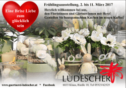 Eine Brise Liebe zum gl&uuml;cklich sein