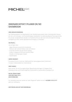 innenarchitekt / planer (m / w)