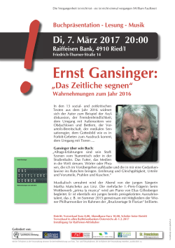 Ernst Gansinger Einladung.indd