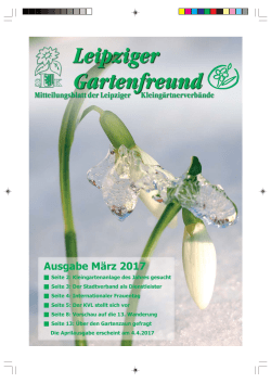 Leipziger Garten Freund - Gartenverein Leipzig West