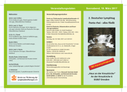Dresden - 1. Deutscher Lymphtag