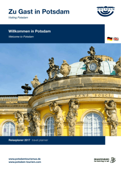 in Potsdam - Reiseland Brandenburg