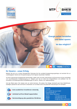 Flyer_YADO-ENERGY_MTP - MTP BHKW Service GmbH
