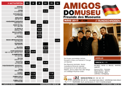 März - Amigos do Museu