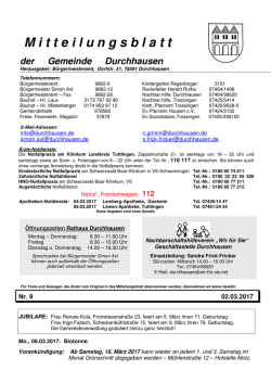 - Gemeinde Durchhausen