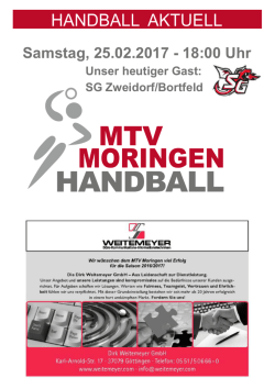 Hallenheft 25.02.17 (vs. Zweidorf/Bortfeld)