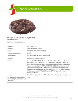 TK Triple Chocolate Cookie XL 80g BB 89239 Basis VPE: Ktn 7