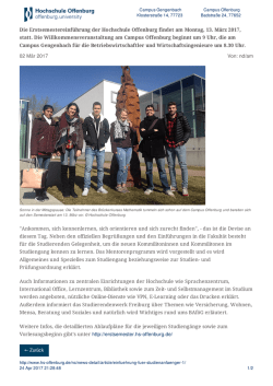 Einf&uuml;hrung f&uuml;r Studienanf&auml;nger