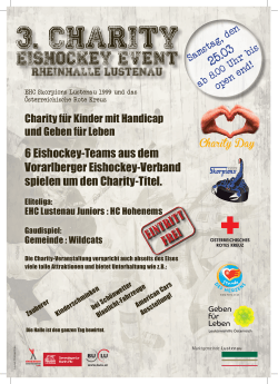 Sa 25. März 2017 3. Charity Eishockey Event Rheinhalle Lustenau