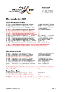 Meisterschaften 2017