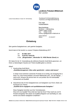 Einladung