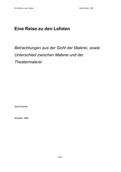 Eine Reise zu den Lofoten