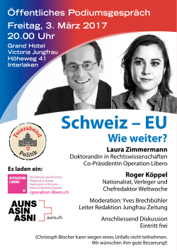 Schweiz – EU - Die Weltwoche