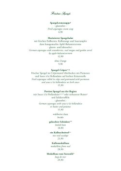 Speisekarte - Schuchs Restaurant