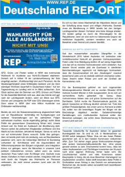 JETZT SOLL DAS WAHLRECHT F&Uuml;R ALLE