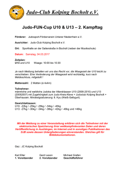 Judo-Club Kolping Bocholt eV - Senshu-Hau
