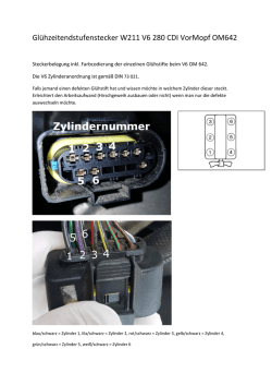 Gl&uuml;hzeitendstufenstecker W211 V6 280 CDI VorMopf OM642 - Motor-Talk