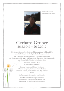 Gerhard Gruber