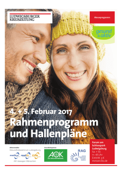 Rahmenprogramm + Hallenpl&auml;ne downloaden