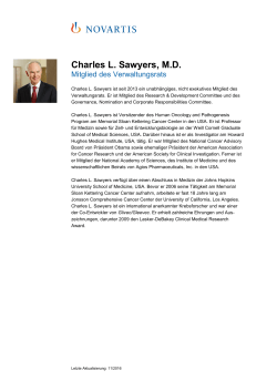 Charles L. Sawyers, MD