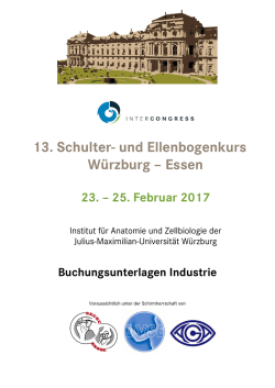 Industrie Ind. - Shoulder Elbow Course &ndash; 23. &ndash; 25. Februar 2017