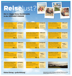 Kleiner Eintrag – große Wirkung!