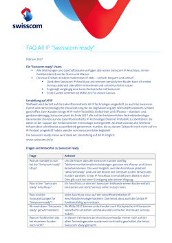 H&auml;ufige Fragen zu &laquo;Swisscom ready