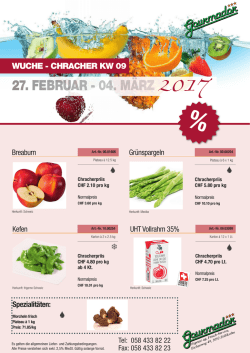 Wuche- Chracher KW 09 2016GdoZdt.indd