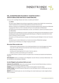 Informationen - Hundefreunde Feldkirch