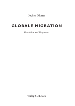 Oltmer, Globale Migration 2. Auflage (Leseprobe)